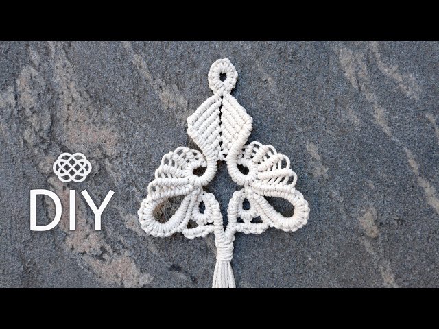 DIY MACRAME DESIGN ELEMENT IN ROCOCO STYLE