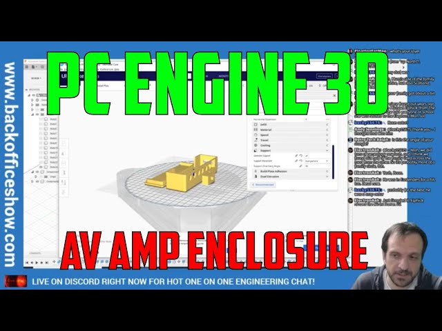 Design Stream - PC Engine AV Amplifier Enclosure in Autodesk Fusion 360