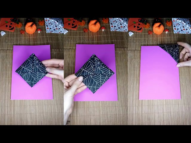 How to Make a Corner Bookmark with a Napkin | Creative Gift Idea for Book Lovers