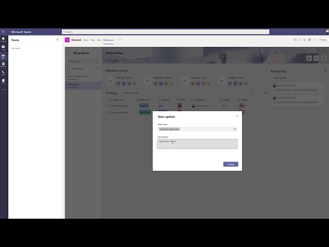 Track progress against key work items with Milestones