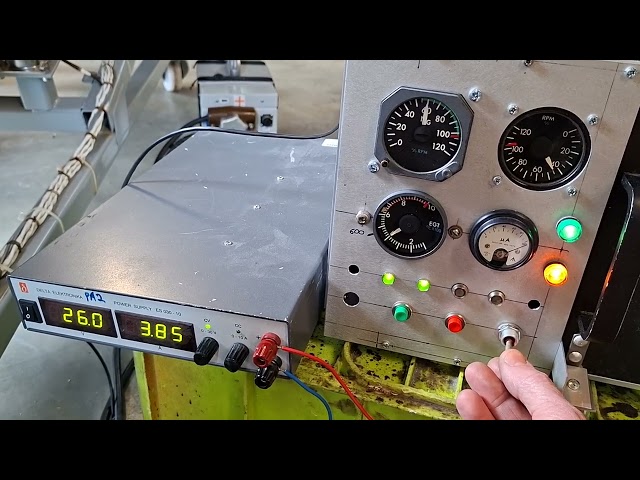 Tristar APU ST6L-73 (P&W PT6) start up test with original electronics.