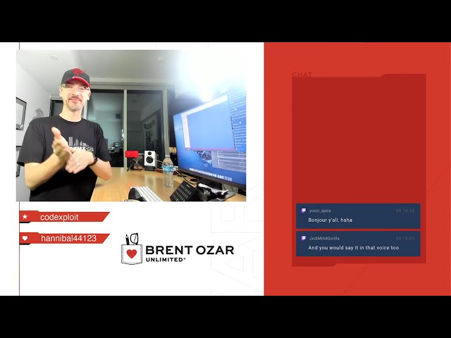 Watch Brent Code T-SQL