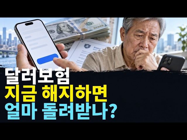 "지금 깰까 합니다" 1,562원에 든 달러보험, 버튼을 누르면 확정되는 세 가지
