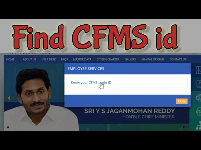 How to Know Your CFMS ID Number in CFMS Website | Find CFMS employee number