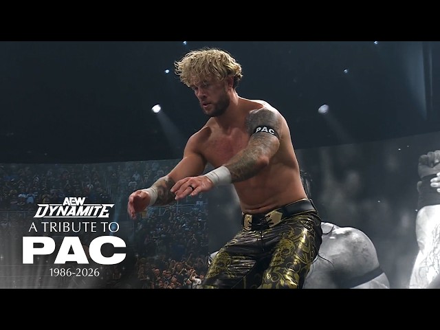 Will Ospreay uses PAC's signature Black Arrow against Ricochet | A Tribute to PAC