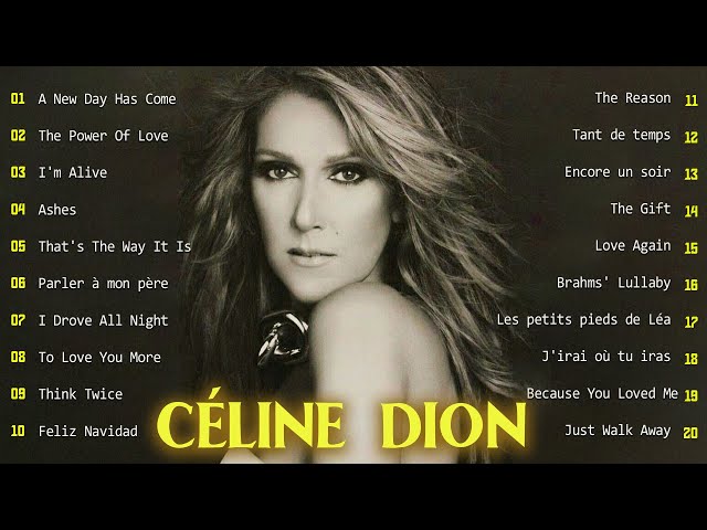 Céline Dion Greatest Hits Playlist - The Queen of 90s Pop - Céline Dion: A Timeless Voice
