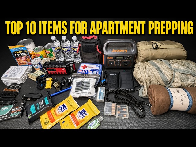 Top 10 Items for Prepping in an Apartment