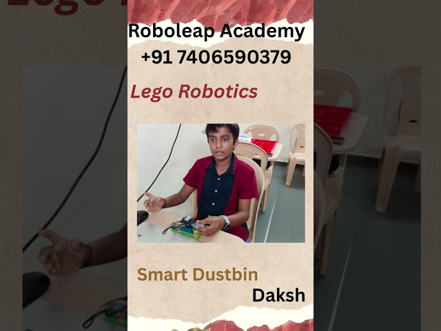 Robotics@ Roboleap Academy( Smart dustbin)