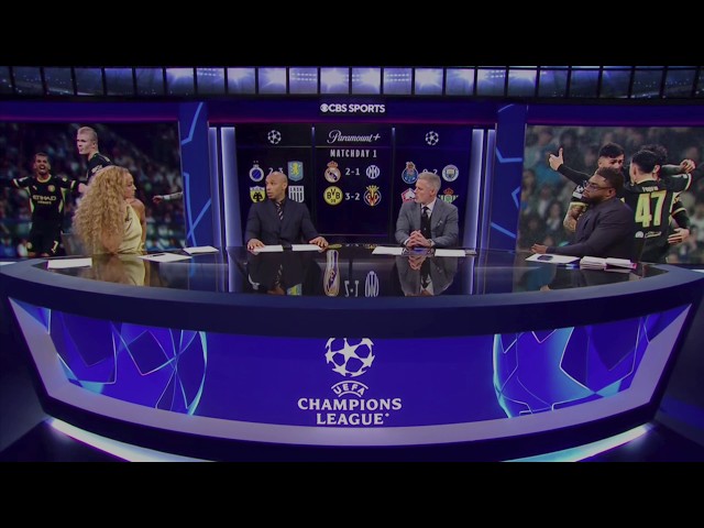 Porto vs Man City 0-2 Erling Haland Crazy two Goals🔥| Jamie Carragher & Thierry Henry Crazy reaction