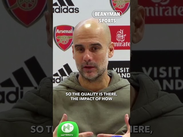 'I still consider Arsenal top of the league!' | Pep Guardiola