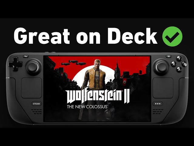 Wolfenstein II on Steam Deck OLED | Max Settings