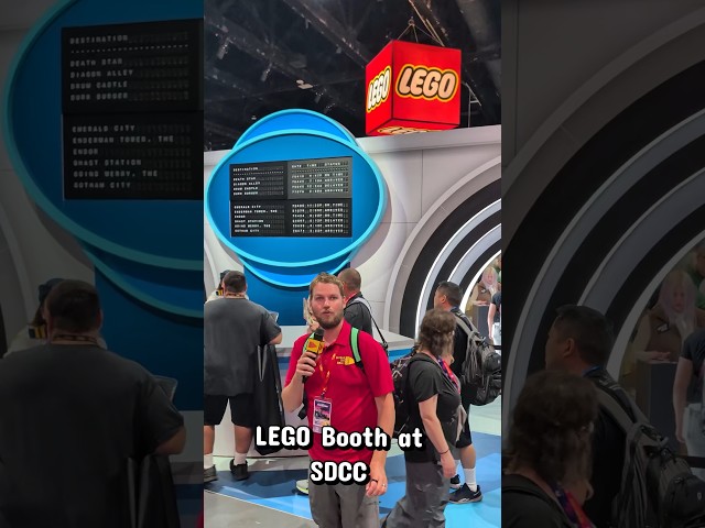 What's inside LEGO booth at San Diego Comic-Con?