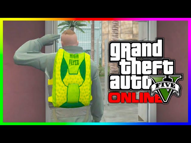 GTA 5 Unlocking The "High Flyer" Exclusive Parachute in GTA 5 Online! (GTA V Flight School DLC)
