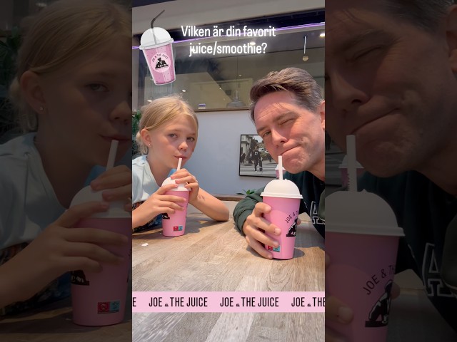 Vilken är din favorit juice/smoothie på Joe and the juice?🥤#joeandthejuice #noraochpappa
