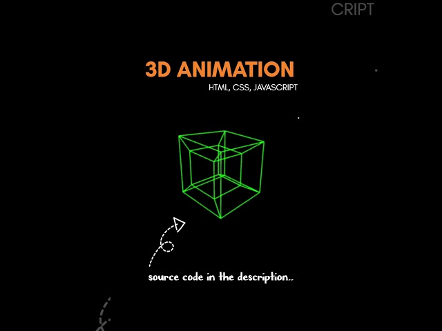 Explore a 4D Hypercube (Tesseract)  Rotate with Mouse Drag  HTML CSS JS Animation