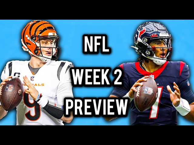 NFL Week 2 Preview