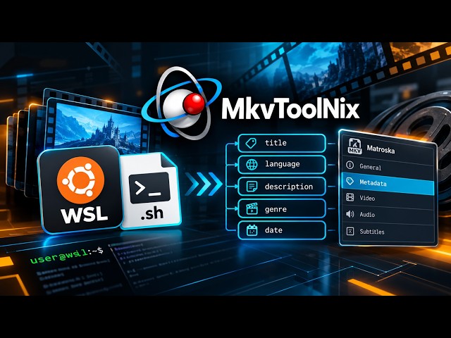 Agregar Metadatos por LOTES a Películas o Series con MkvToolNix