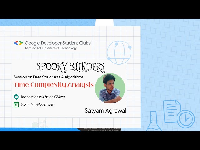Competitive Programming : Time Complexity Analysis | Spooky Blinders - GDSC RAIT