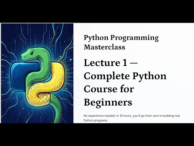 Python-Lecture1