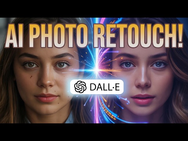 How to Retouch Photos Quickly Using DALL·E in ChatGPT (AI Photo Editing Tutorial)