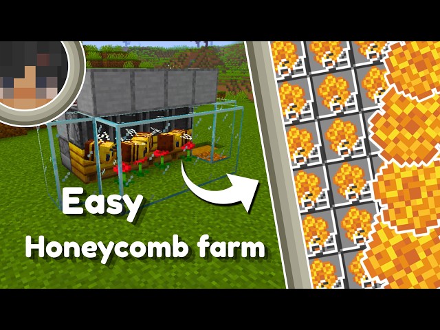 How to Build a Super Easy Honeycomb Farm in Minecraft [1.15 - 26.3+]