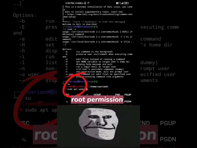 how to install kali linux on android || kali linux || #coding #programming #hacking || #shorts