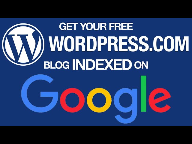 Add Your Website to Google - WordPress.com Free Website or Blog on Google Search Console Tutorial