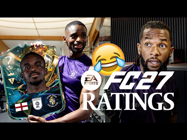 Luton Town players react to their FC27 Ratings! 🤣