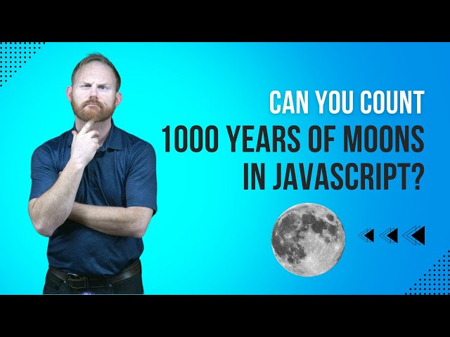 JavaScript Challenge: Counting Moons