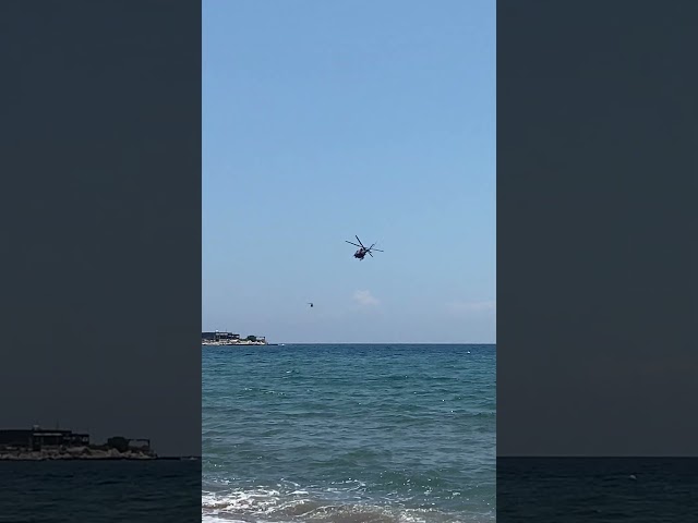 Helicopters 🚁 over the sea 🇹🇷