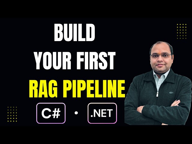 Build Your First RAG Pipeline in C# | .NET + AI Step-by-Step
