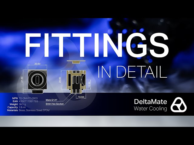 Complete Guide to DeltaMate Water Cooling Fittings: Design, Features, and Assembly
