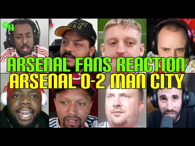 ANGRY 🤬 ARSENAL FANS REACTION TO ARSENAL 0-2 MAN CITY | FANS REACTION 
