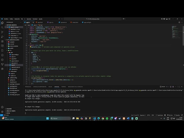 Servicios en Angular + PHP y MySQL