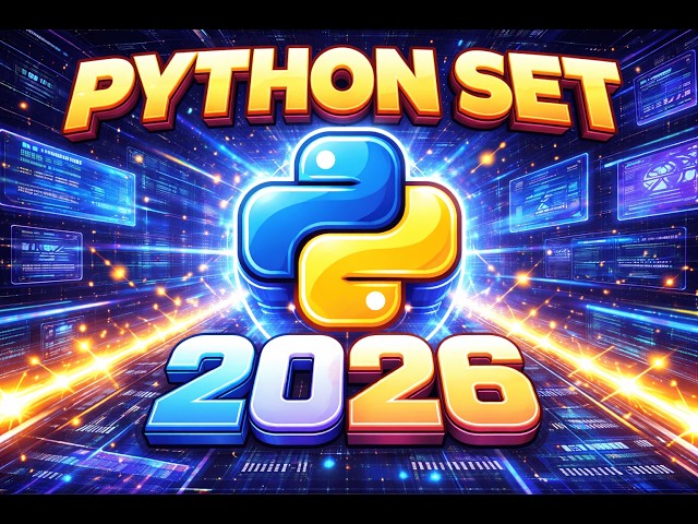 Python Sets Explained in 12 Minutes | Python Tutorial 2026