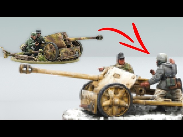 How to Kitbash & Paint Winter Fallschirmjäger Crew for the Plastic Pak 40