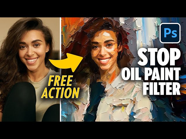 Turn Photo to Painting EASY with Photoshop GenFill + Free Action