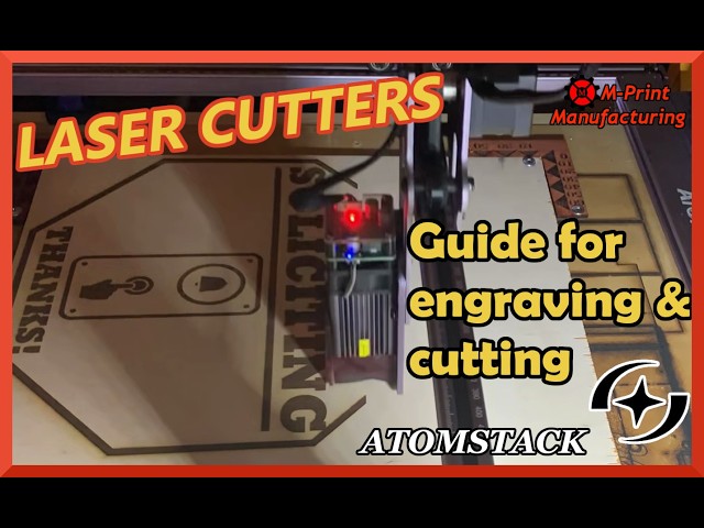 How to use an Atomstack Laser | Complete Beginner's Guide to Cutting & Engraving | Tutorial for all!