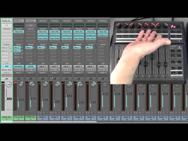 Behringer BCF2000 & Logic Pro user guide - 12/16