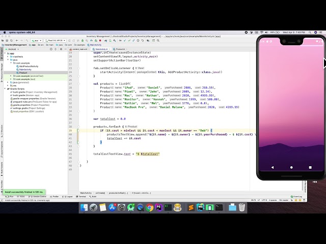 Android Studio Tutorial - Part 7 (2020 Edition)