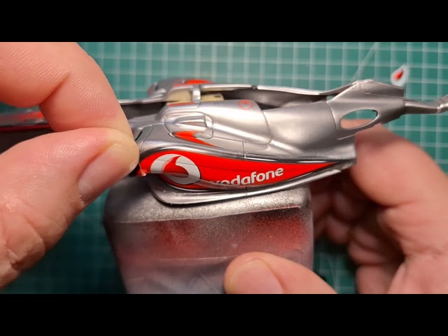 McLaren Mercedes MP4 Miror chrome painting-I meesed this up... Part-2