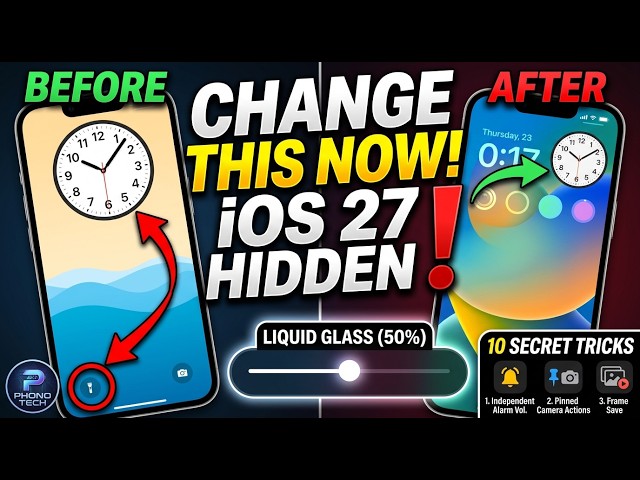 iOS 27 Hidden Features: 10 Secret Tricks You MUST Turn On! | iPhone tricks and tips hidden