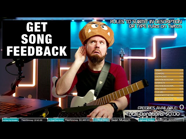 Reviewing Viewer Music - Feedback Friday LIVE!