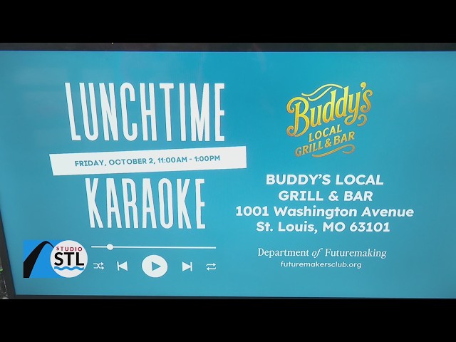 Singing for lunch with Futuremakers Karaoke!