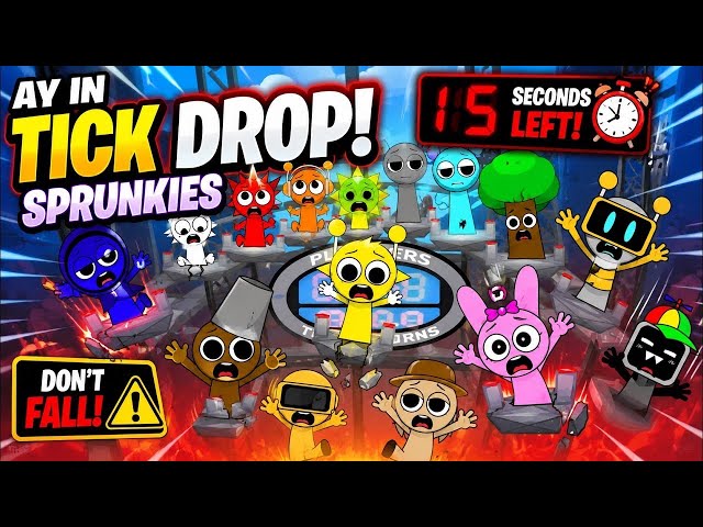 AY in Tick Drop! Sprunkie 👀😨