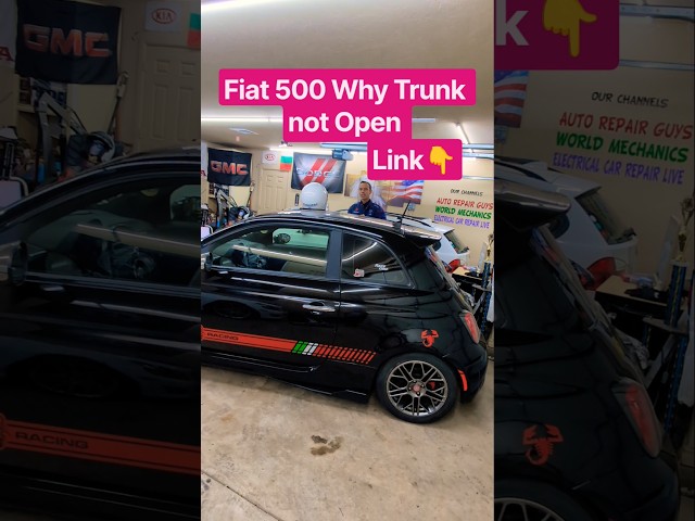Link👉 FIAT 500⚒️Why Trunk not Open 👉#fiat #fiat500 #fiatabarth #abarth #easy #fix #help #trunk