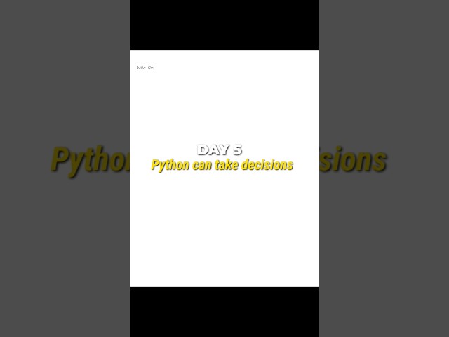 Day 5 Python | Even or Odd Program 🔥 | If-Else Explained 💻