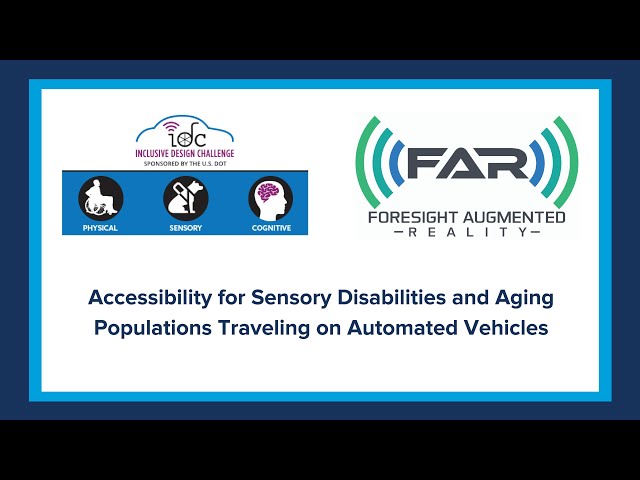 Meet the Inclusive Design Challenge Semifinalists: Foresight Augmented Reality