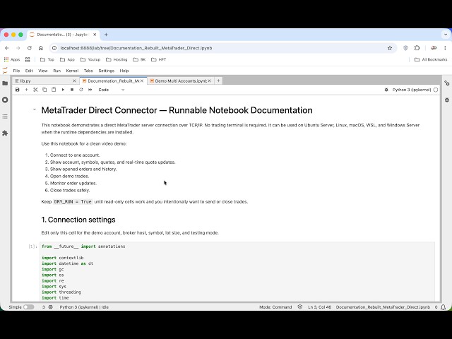 Python MetaTrader API Product | Direct MT4 / MT5 Connection for CRM, Dashboards & Trading Systems