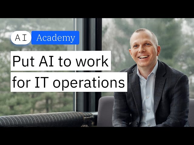 Putting AI to work in IT Operations